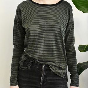 Striped Long sleeve Tee Shirt